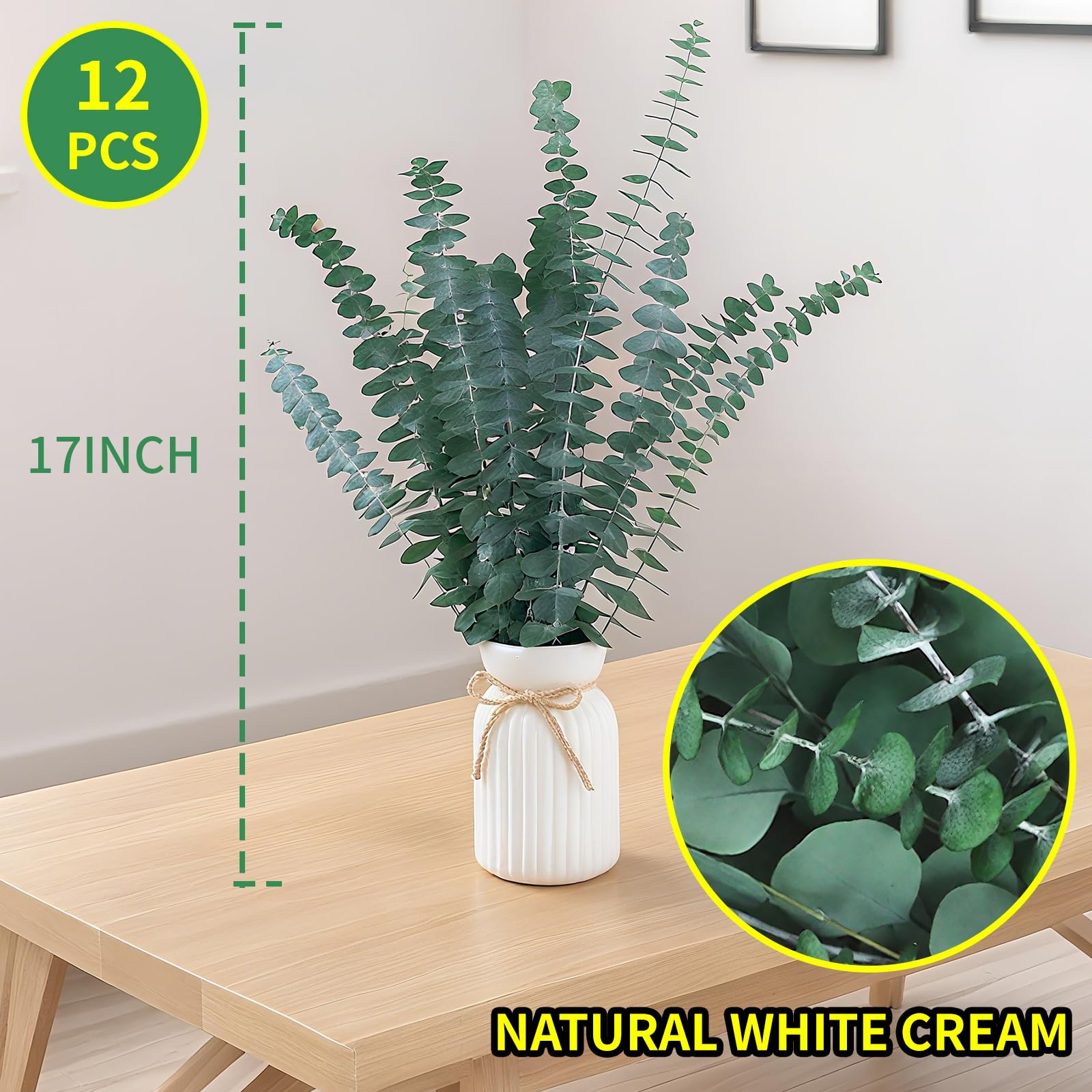 Amazon.co.jp: FLOKAY 乾燥ユーカリバンドル フレッシュユーカリの枝